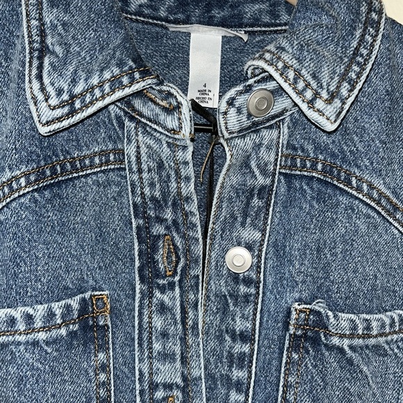 Denim Long Sleeve Dress - Picture 10 of 11